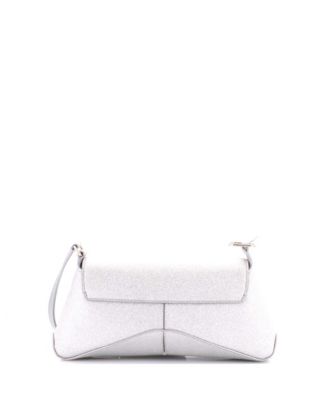 Small XX Flap Street Shoulder Bag Glitter Leather