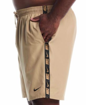 Men's 9" Big & Tall Breaker Logo Tape Volley Swim Shorts