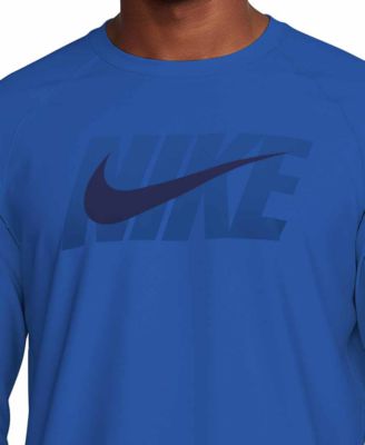 Men's Long-Sleeve Crewneck Hydro Guard Swim Shirt