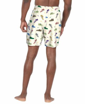 Men's 7" Sneaker Print Volley Swim Shorts