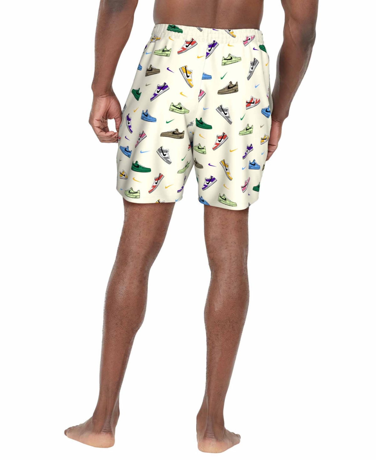Nike Men's 7" Sneaker Print Volley Swim Shorts