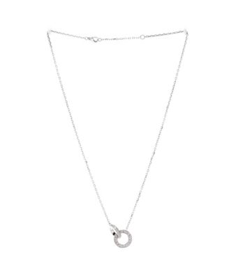 Love Interlocking Pave Necklace