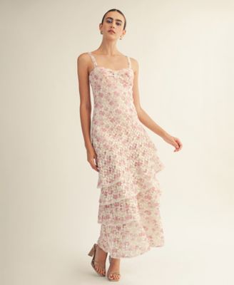 Women's Lorraine Sweetheart Neck Midi Dress