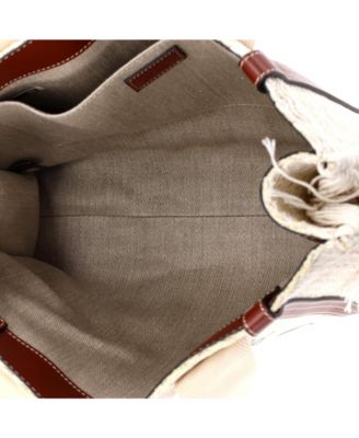 Medium Woody Tote Fringe Wool