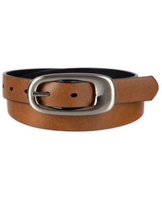 Calvin Klein Reversible Leather Puffed Oval Center-Bar  display picture 3