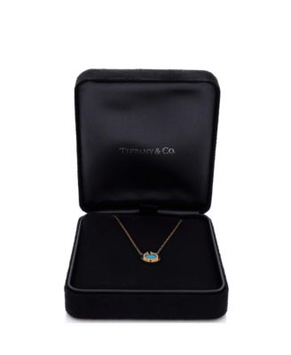 T Circle Pendant Necklace