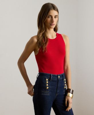 Lauren Ralph Lauren - Women's Rib-Knit Crewneck Sweater