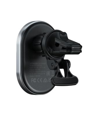 Qi2 15W Magnetic Wireless Car Charger, Space Gray