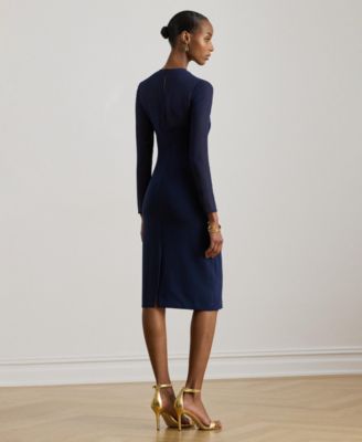 Women's Crepe & Chiffon Cocktail Dress