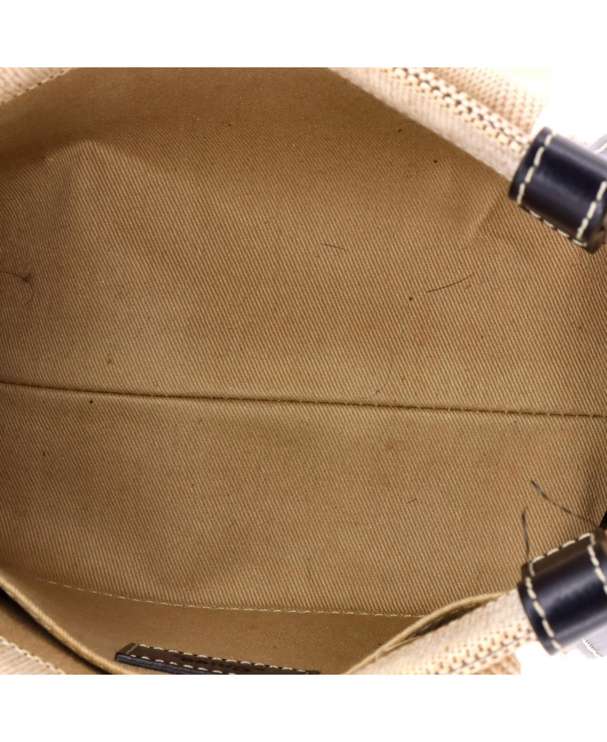 Pre-Owned Chloe Small Woody Tote Canvas with Leather