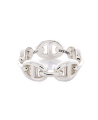 Pre-Owned HERMES Chaine d'Ancre Enchainee Ring
