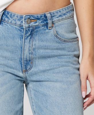 Women's Stevie Mid Rise Wide-Leg Jeans