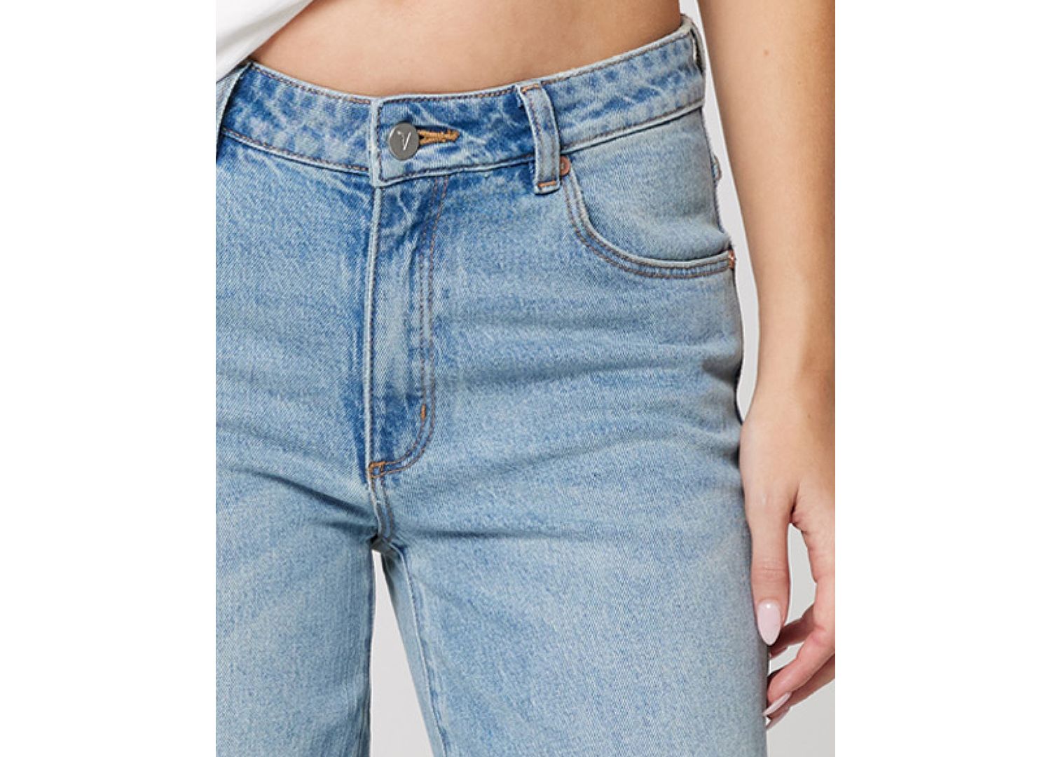 Women's Stevie Mid-Rise Wide-Leg Jeans