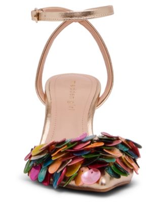 Women's Flora-S Pailette Embellished Pointed Toe Two-Piece Pumps