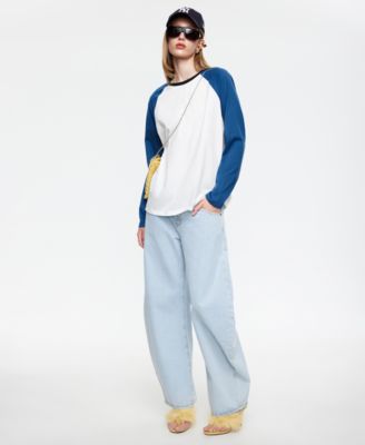 Women's Crew Neck Baseball T-Shirt