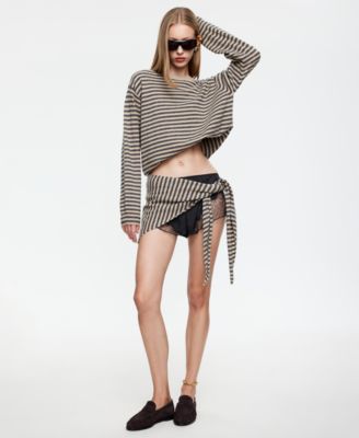 Women's Striped Long-Sleeve Top