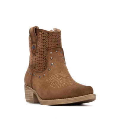 Refresh Collection Women's Suede Ankle Booties