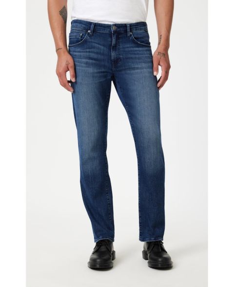 Мужские джинсы Mavi Jeans Mavi Zach Straight Leg In Dark Brushed Nashville, цвет: Тёмный синий