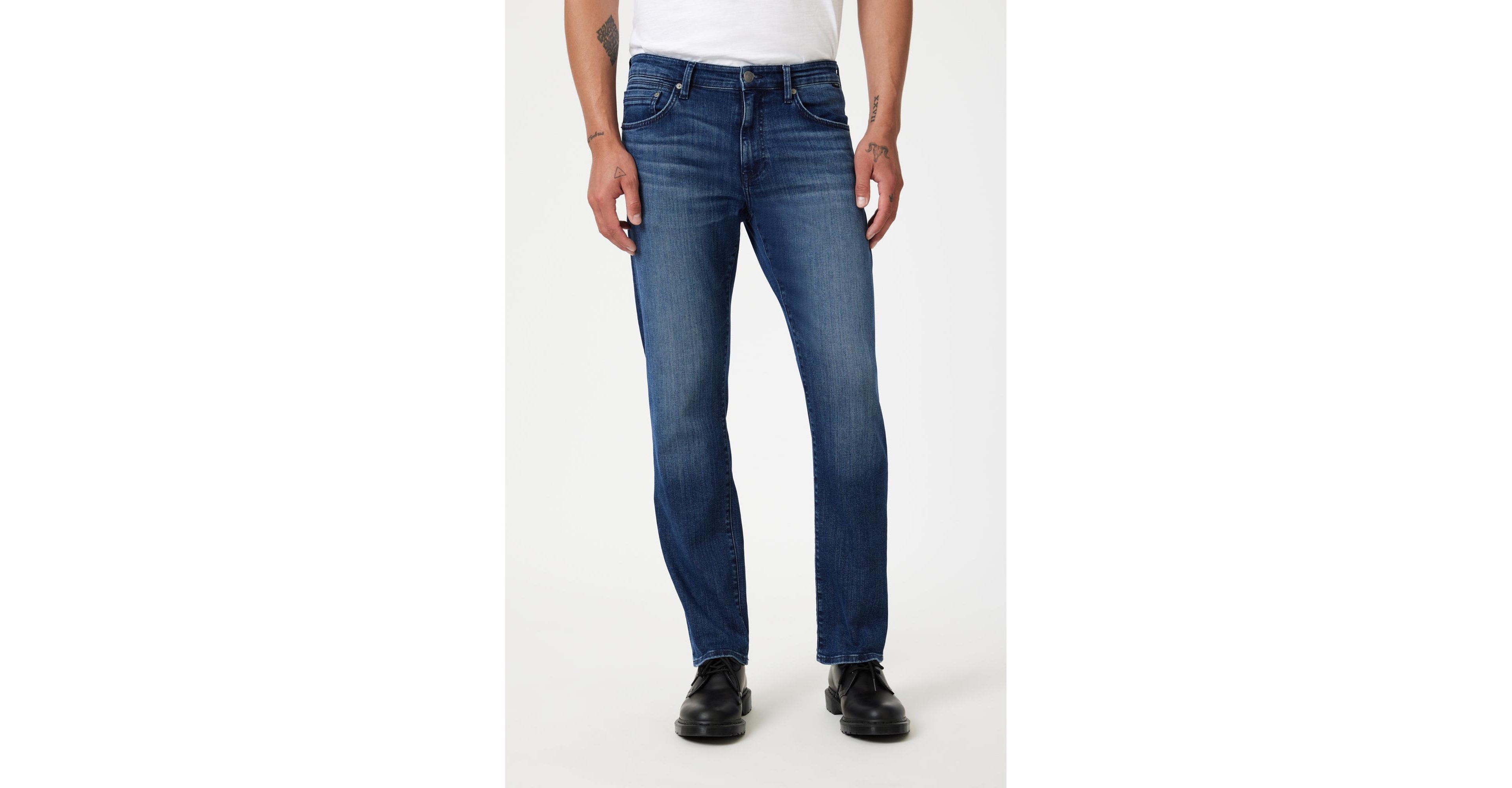 Mavi Men's Zach Straight Leg Dark Brushed Nashville