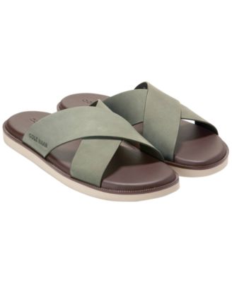 Men's Nantucket Round-Toe Cross Strap Sandals