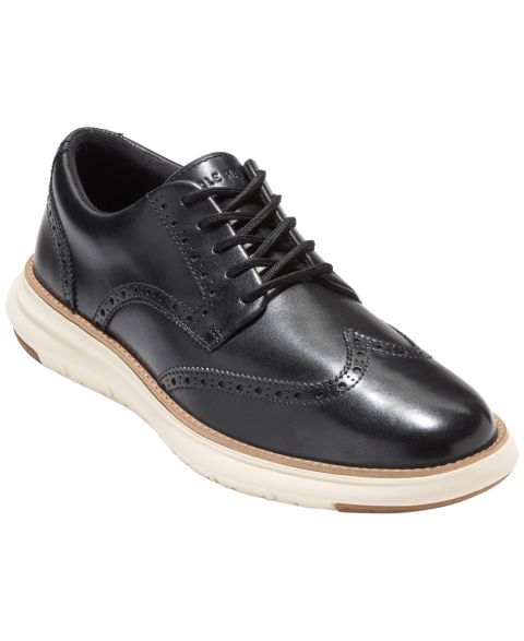 Обувь Cole Haan Men's Grand Remix Wing Lace-Up Oxford Shoes, цвет: Чёрный