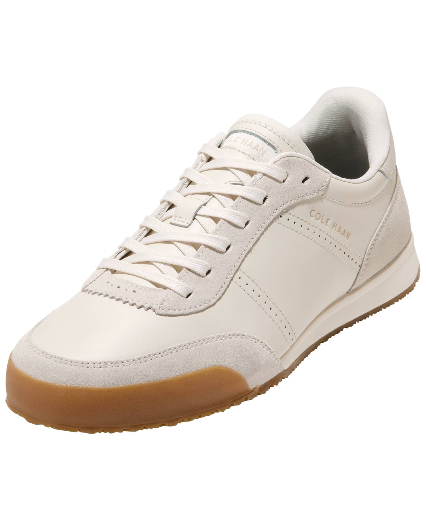 Мужские кроссовки Cole Haan GrandPro Round-Toe Slimline, цвет: Слоновая кость — фото 8