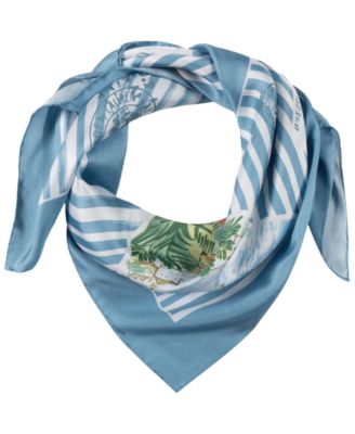 Summer Postcard Conversational Scarf
