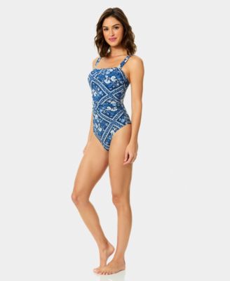 Women's Square Neck One-Piece Swimsuit