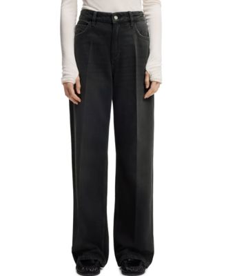 BOSS by Women's Rigid Denim Boyfriend-Fit Jeans