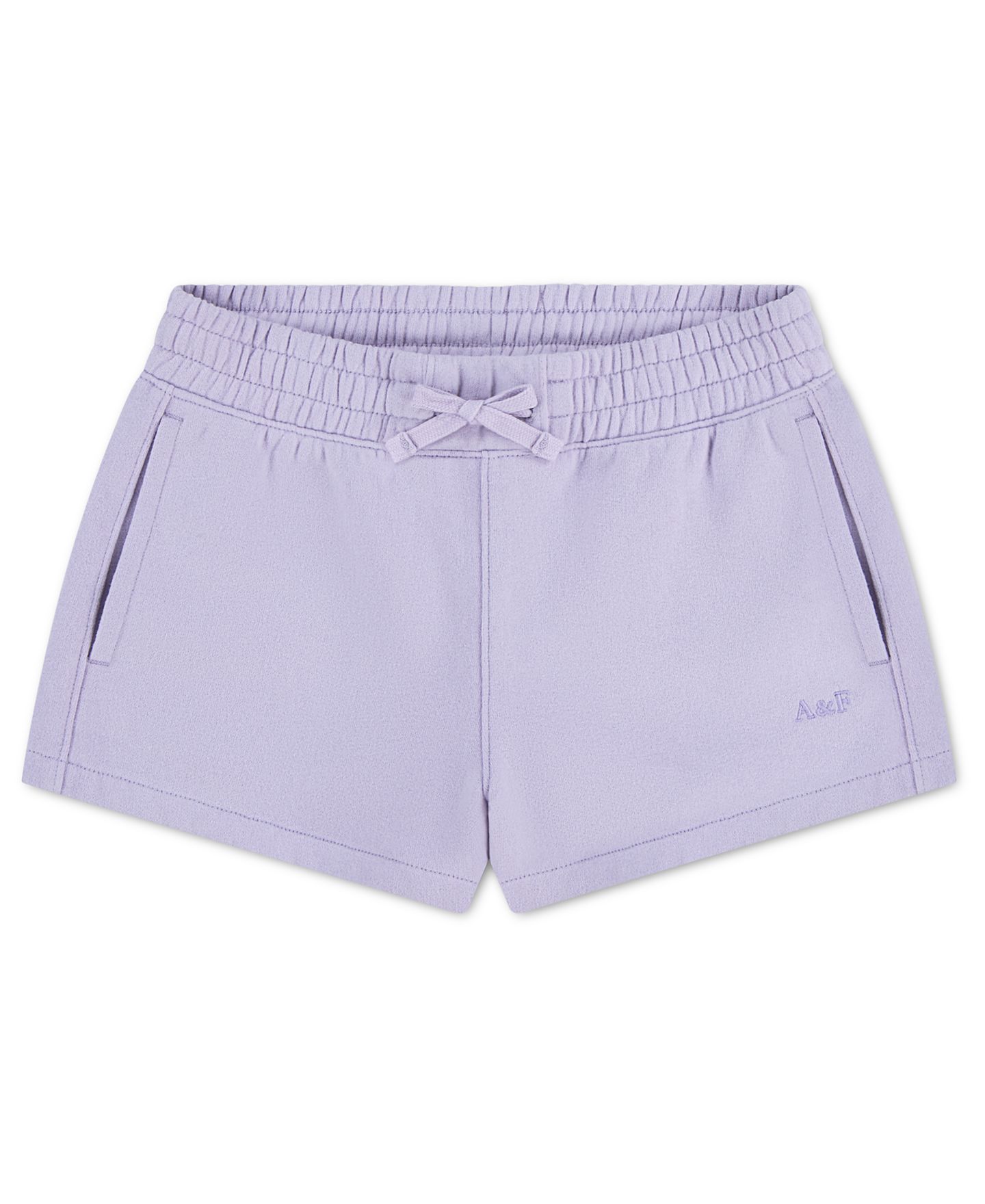 Шорты abercrombie kids Pull-On Shorts для девочек, цвет: Орхидея — фото 1