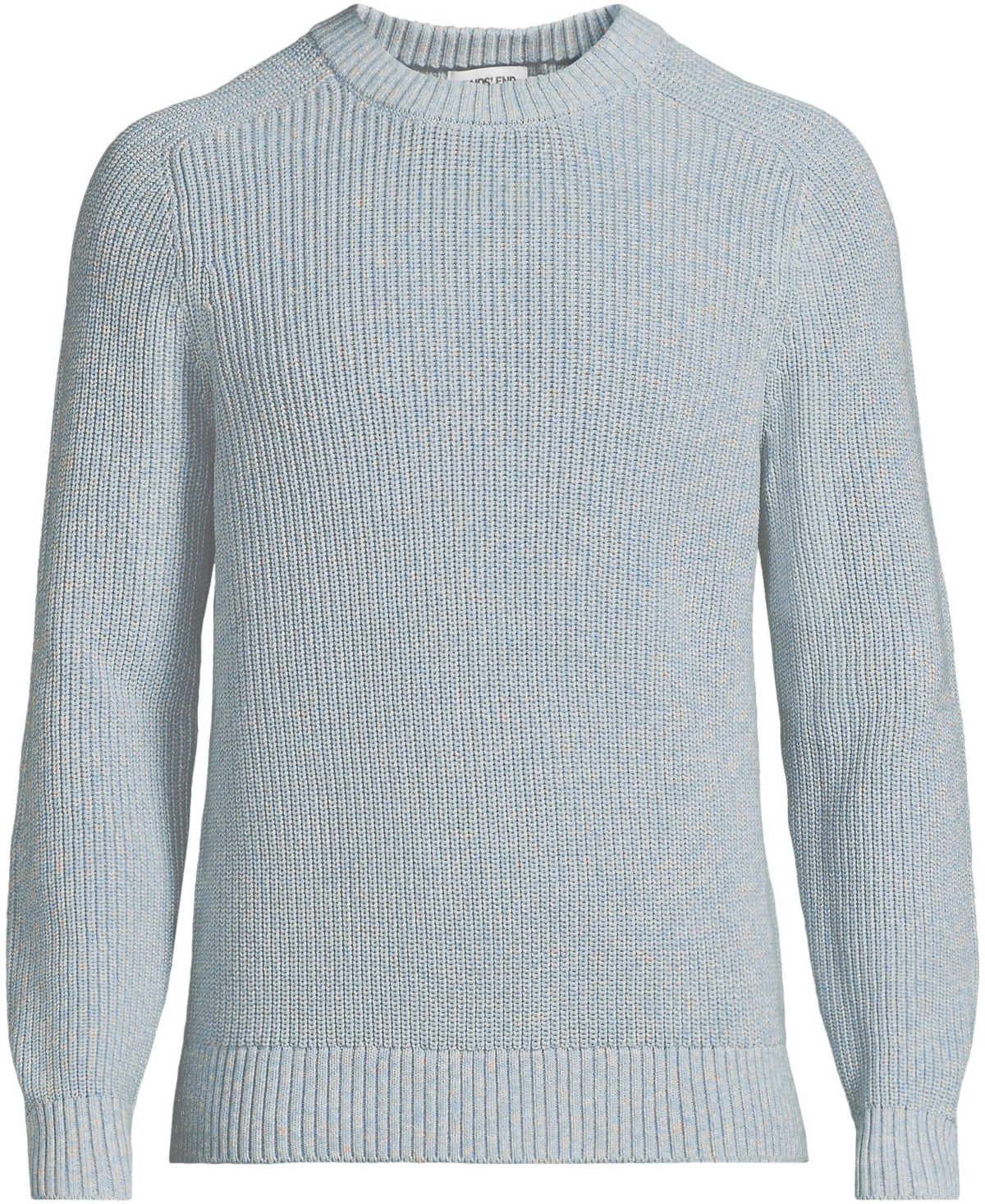 Lands' End Men's Long Sleeve Drifter Marl Crewneck Sweater