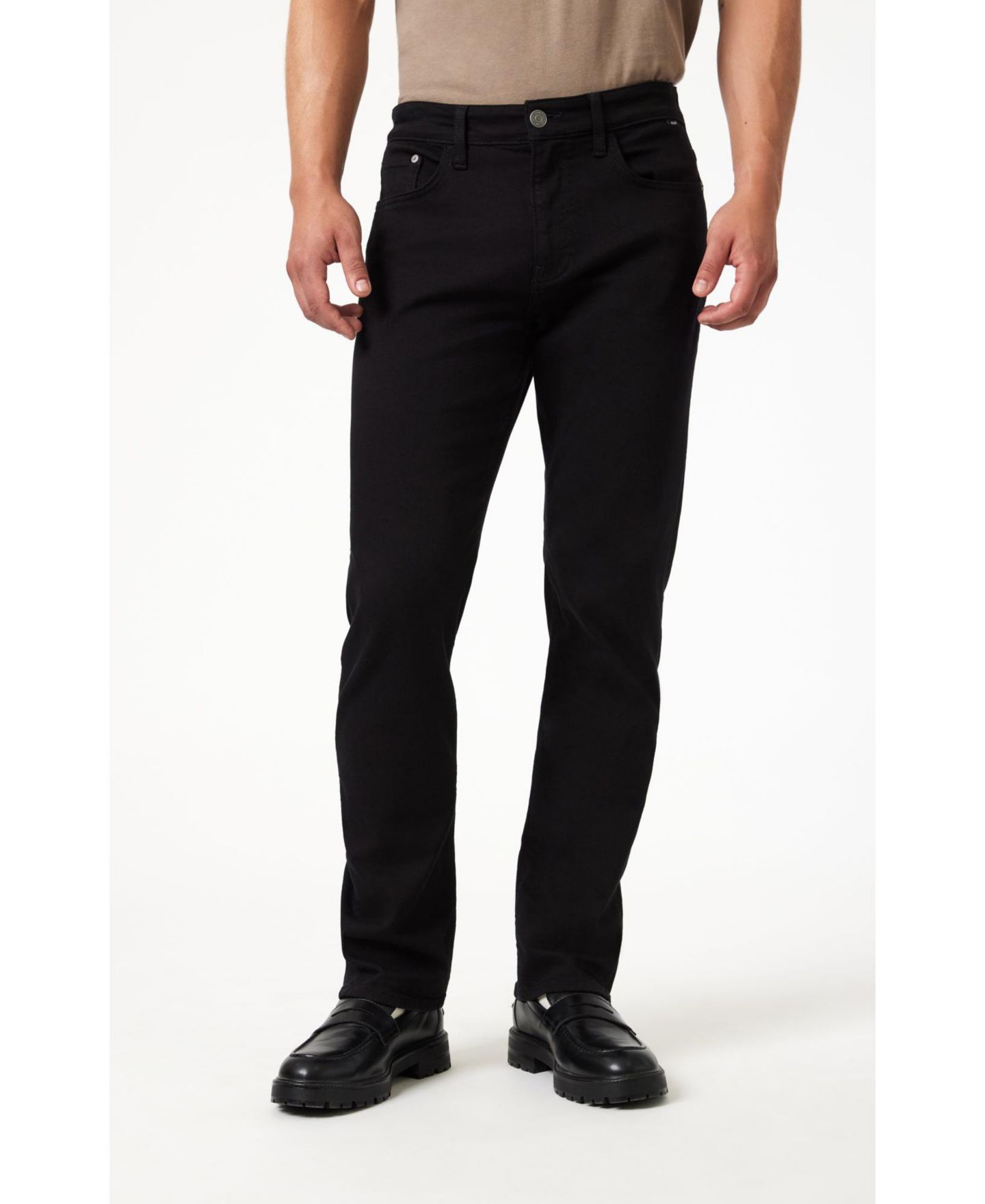 Мужские джинсы Mavi Jeans Jake Regular Rise Skinny Leg, цвет: Чёрный синий — фото 1