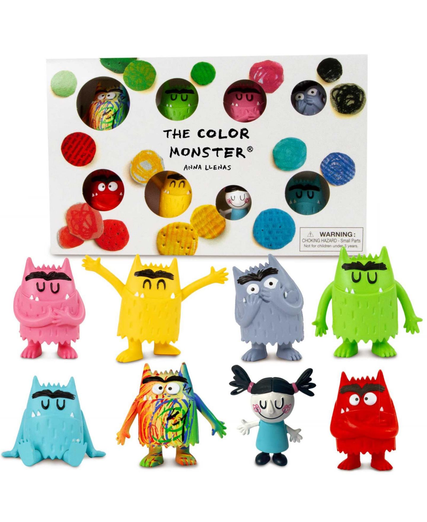 Детские фигурки Color Monster 8-Piece Figurine Set, Ages 3+, цвет: Open Miscellaneous — фото 1