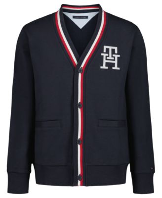 Boys' 8-20 Minimal V-Neck Cardigan