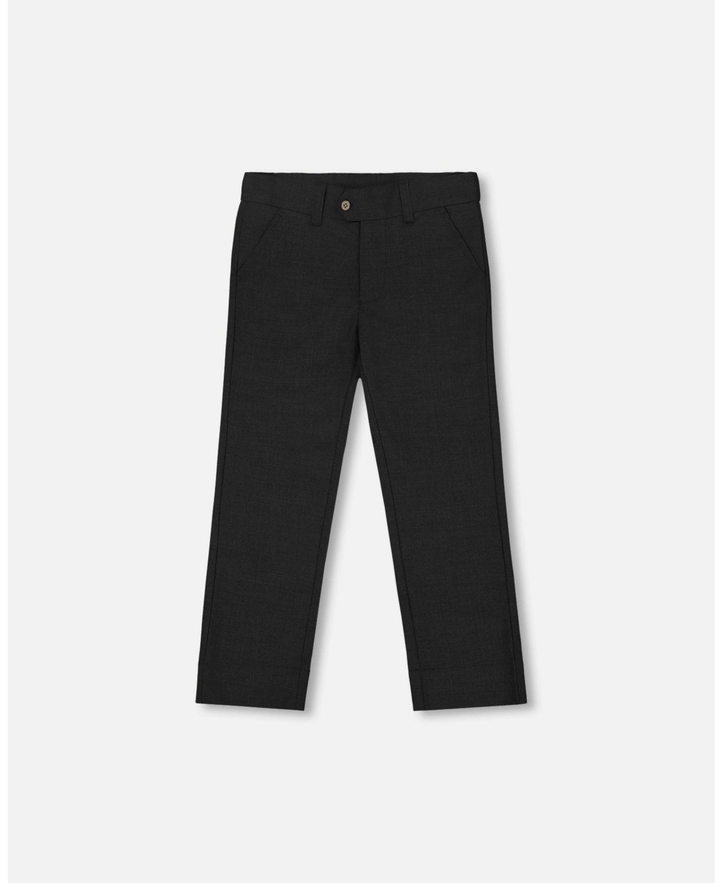 Брюки Deux par Deux Classic Pants Black для мальчиков-малышей, цвет: Чёрный — фото 1