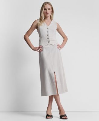 Women's Sleeveless V-Neck Arid Pique Vest