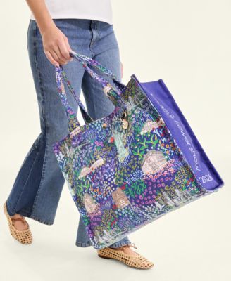 Flower Show Scenic Print Tote Bag
