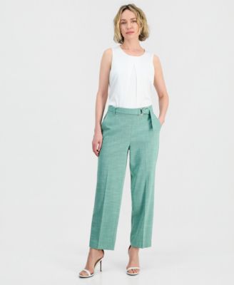 Women's Belted Pull-On Pants