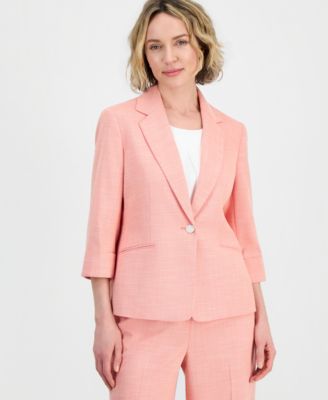 Women's 3/4-Sleeve Cuffed Blazer
