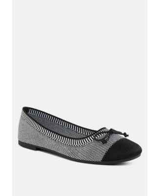 Womens Rosario Two Tone Ballerinas