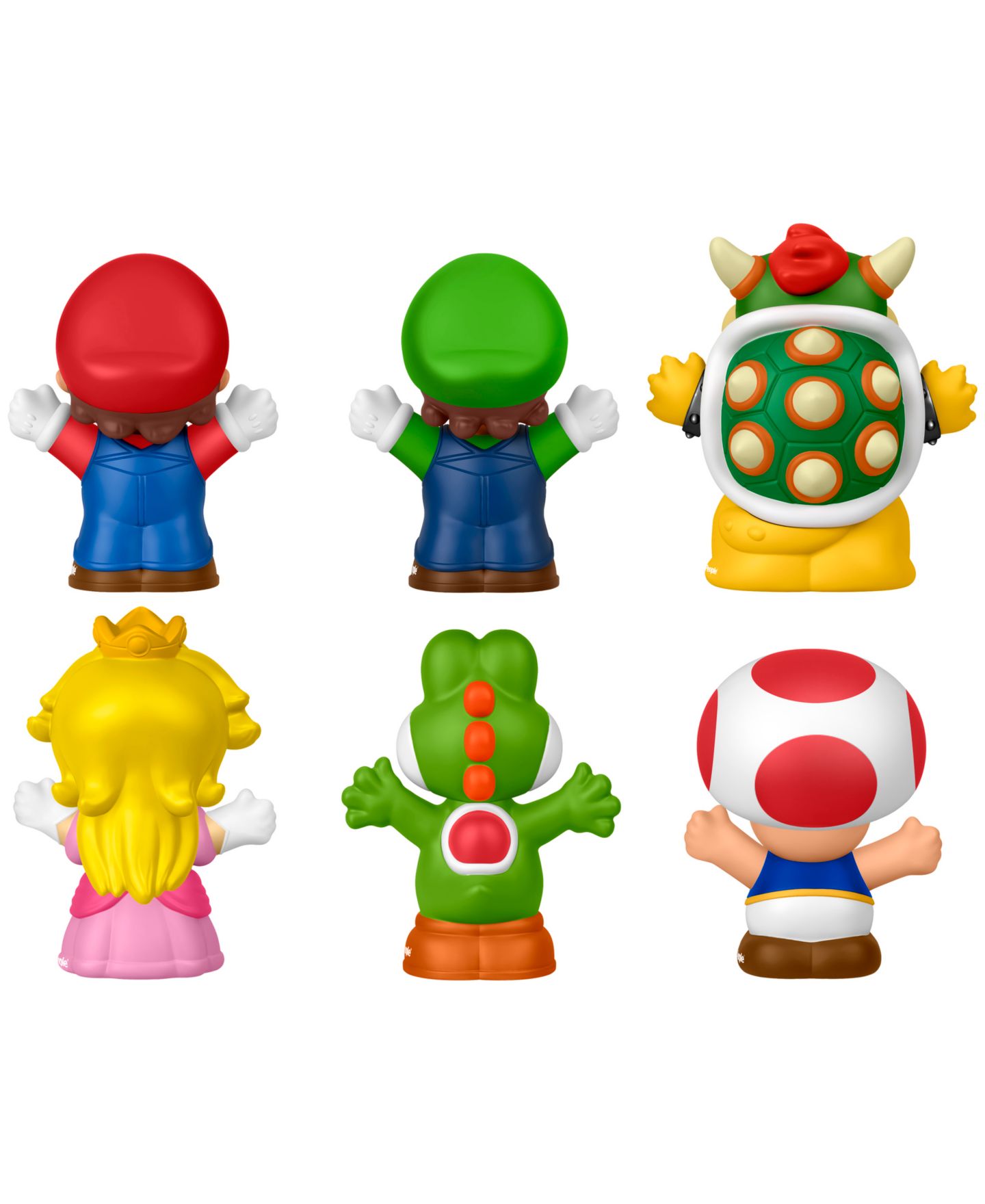 Детские фигурки Little People My Mario Super Mario 6-Piece Figure Set, Ages 1.5+ — фото 5