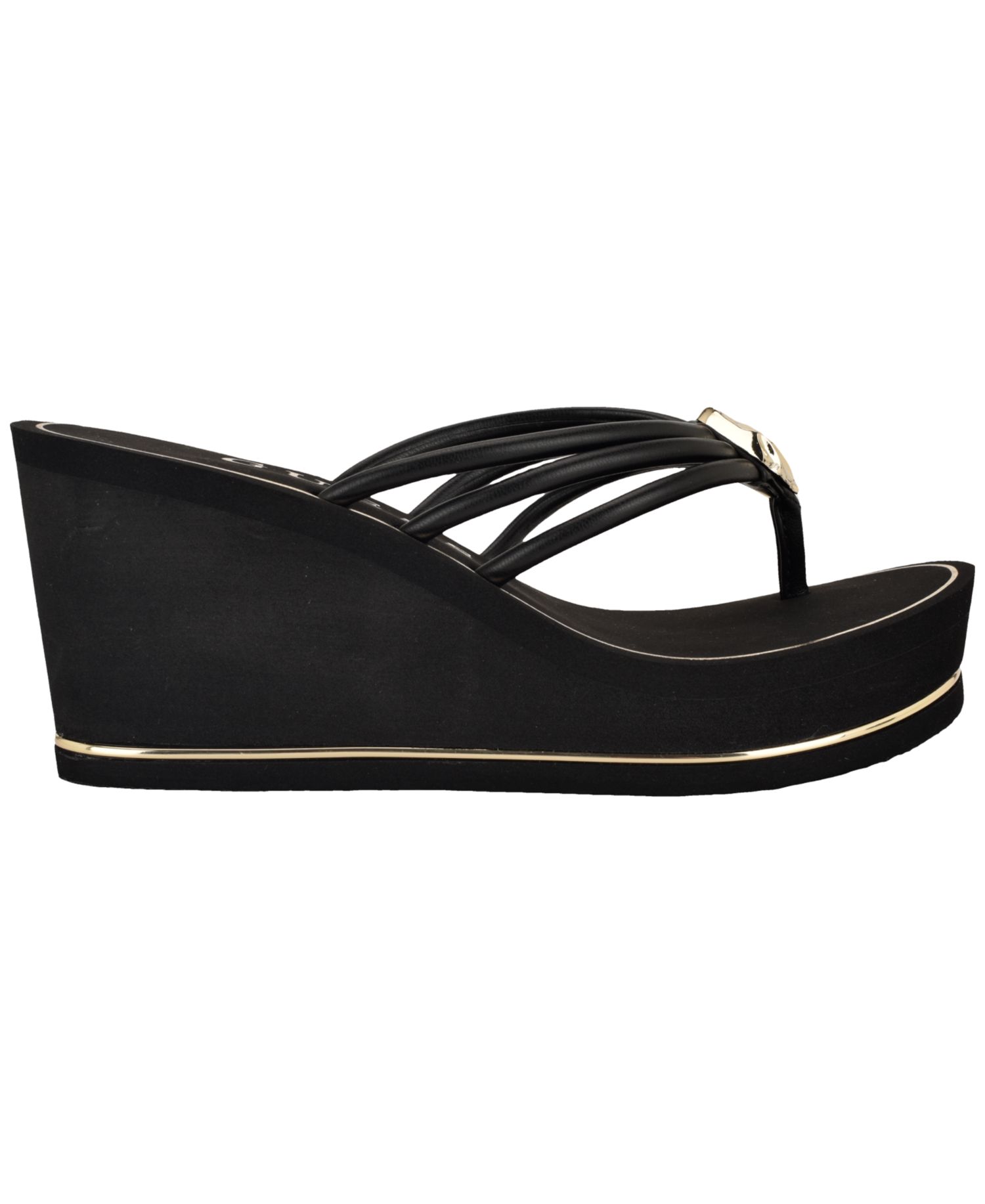 Women's Sabrie Ornamented Platform Thong Wedge Sandal
