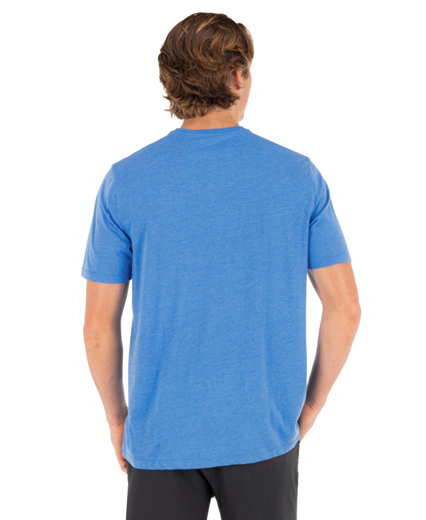 Мужская футболка Hurley Regular-Fit Short-Sleeve, цвет: Seashore — фото 5