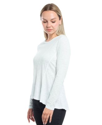 Women's Round Neck Long Sleeve Tee