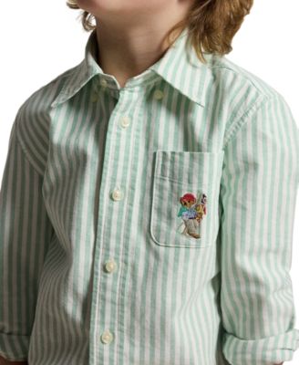 Boys' 2-7 Long-Sleeve Oxford Shirt