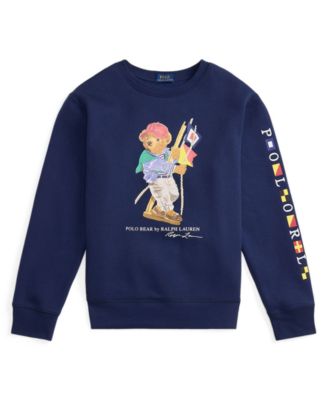 Boys' 8-20 Polo Bear Fleece Long-Sleeve Sweatshirt