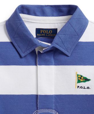 Boys' 2-7 Striped Long-Sleeve Rugby Shirt