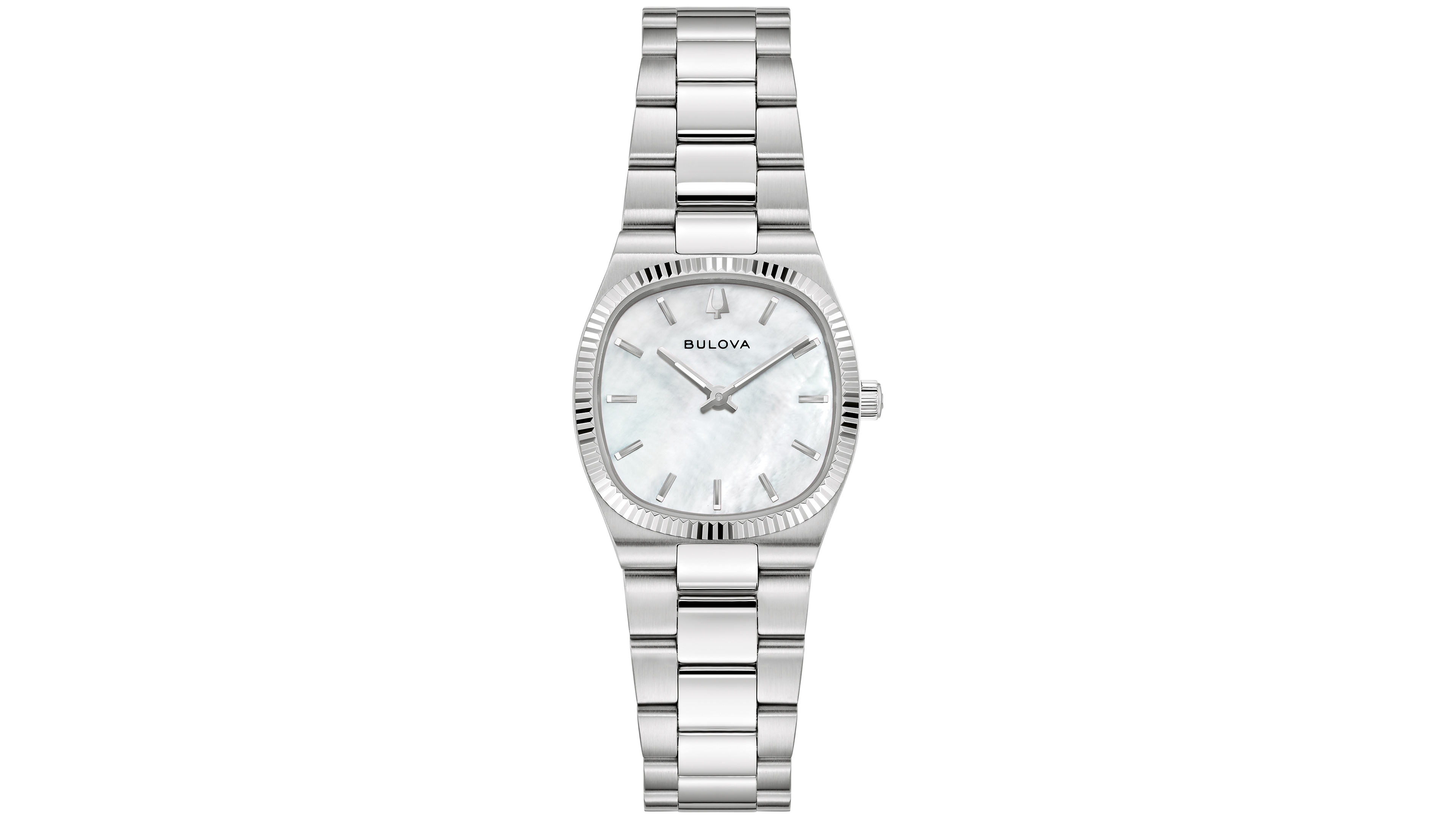 Bulova Women's Classic Super Seville Silver-Tone Stainless Steel Bracelet Watch 37.5mm