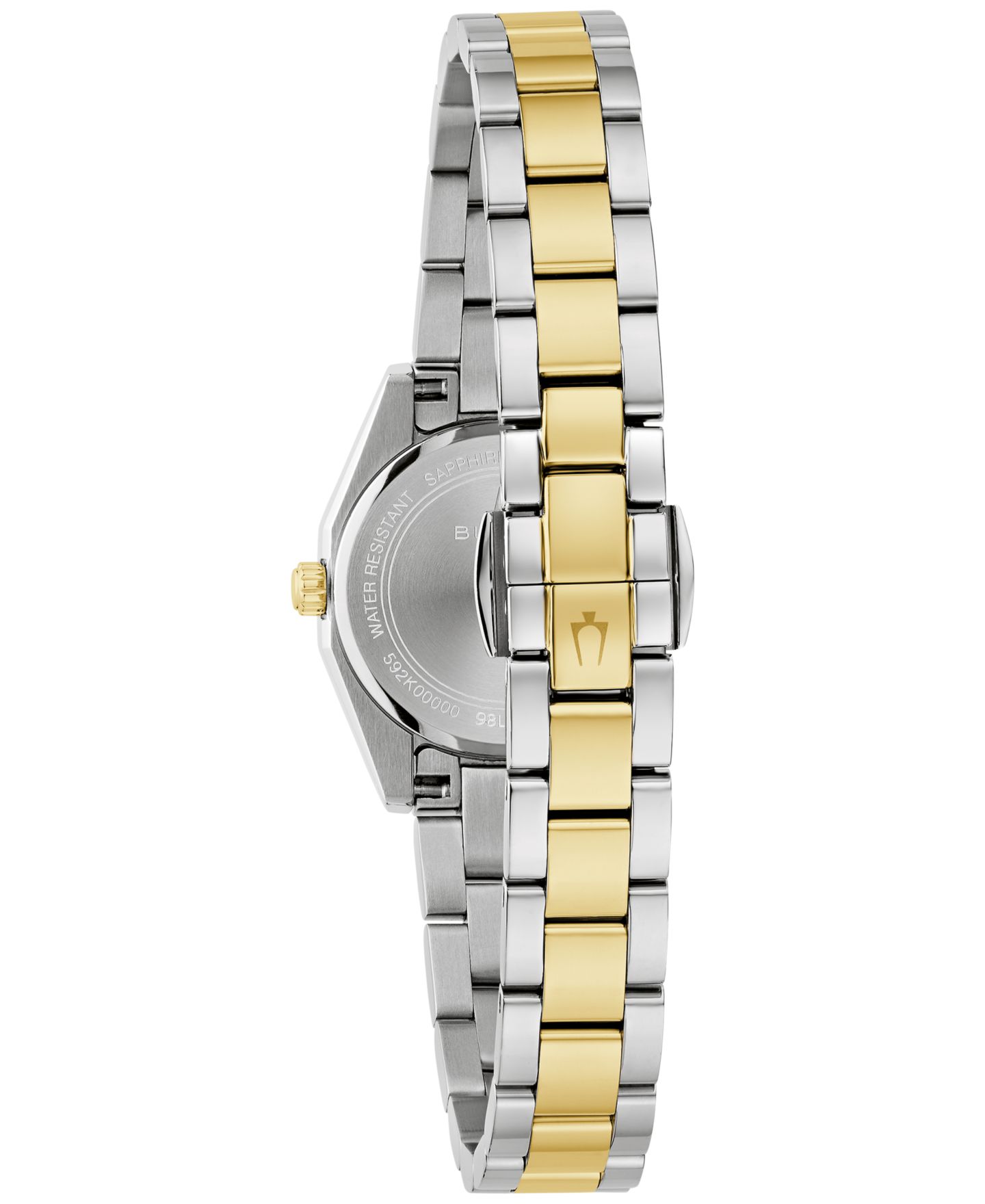 Женские часы Bulova Classic Surveyor Two-Tone Stainless Steel Bracelet Watch 22.7mm — фото 3