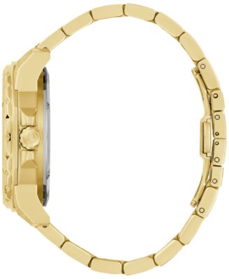 Men's Marine Star Series A Marc Anthony Gold-Tone Stainless Steel Bracelet Watch 35mm